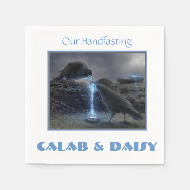 Handfasting Invitation Napkin (Front)