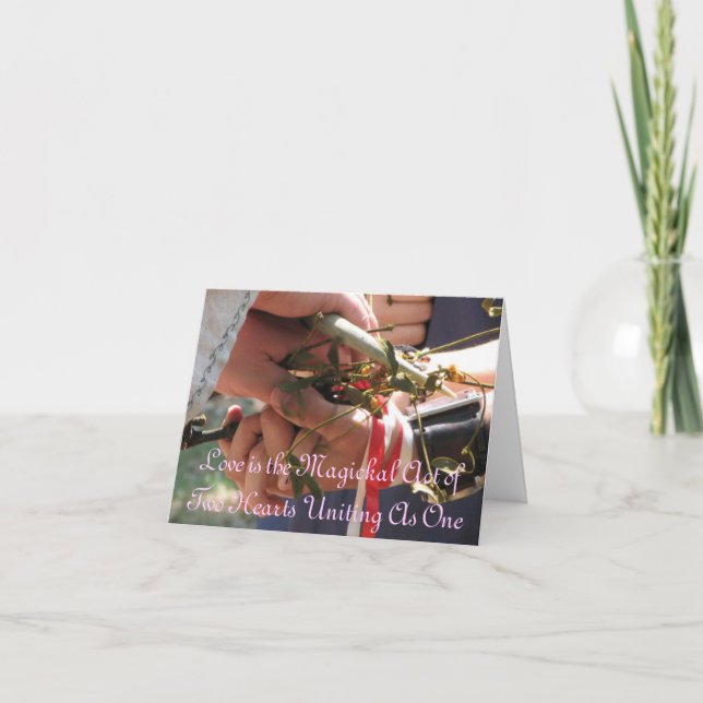 Handfasting/Wedding Invitation (Front)