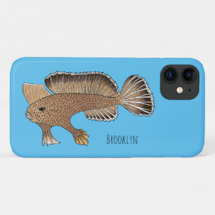 Handfish cartoon illustration Case-Mate iPhone case