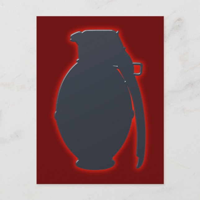 Handgranate hand grenade postcard (Front)