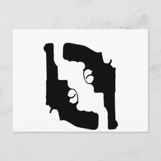 Handguns by Chillee Wilson Postcard