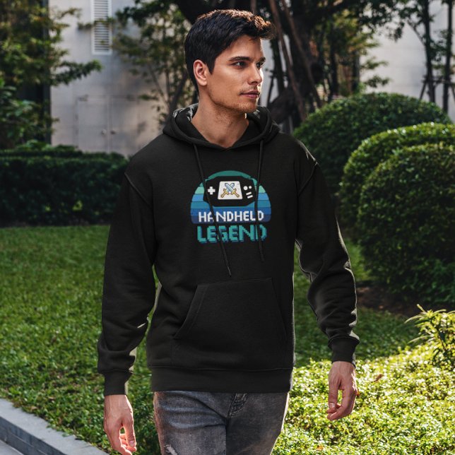 Handheld Legend - Retro Gamer Hoodie (Creator Uploaded)