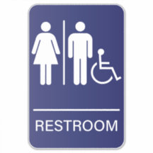 Handicap Accessible Bathroom Sign