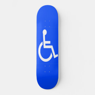 Handicap Sign Skateboard
