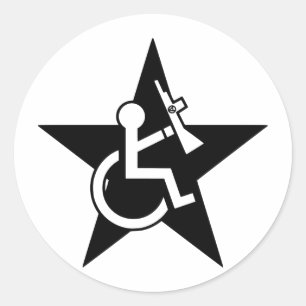 Handicapable Classic Round Sticker