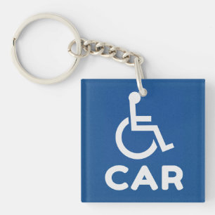 Handicapped Car Key Ring