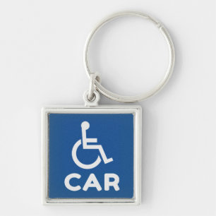 Handicapped Car Key Ring