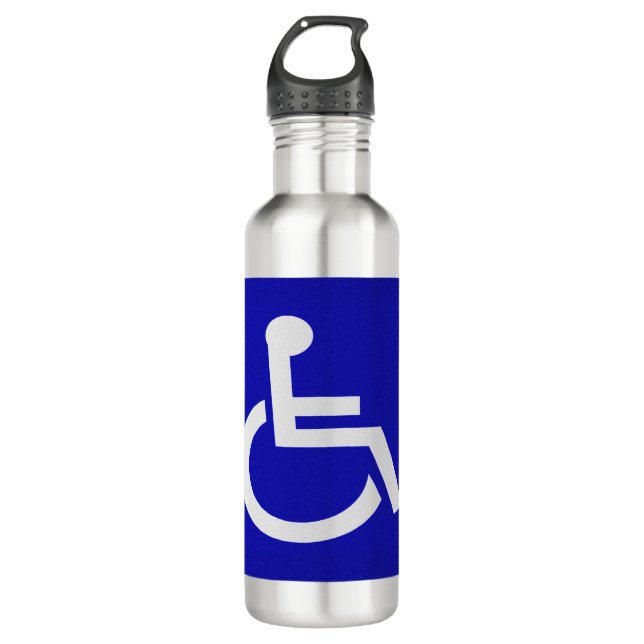 Handicapped Disabled 710 Ml Water Bottle (Front)