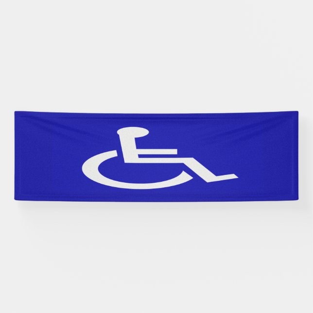 Handicapped Disabled Banner (Horizontal)