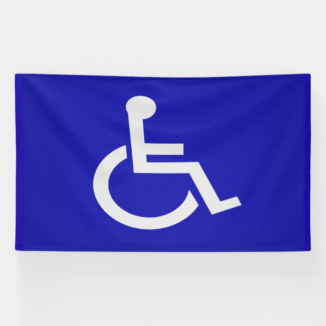 Handicapped Disabled Banner (Horizontal)