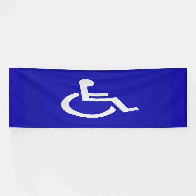 Handicapped Disabled Banner (Horizontal)