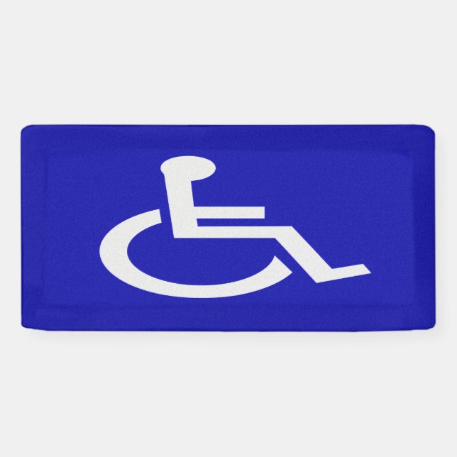 Handicapped Disabled Banner (Horizontal)
