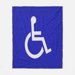 Handicapped Disabled Fleece Blanket