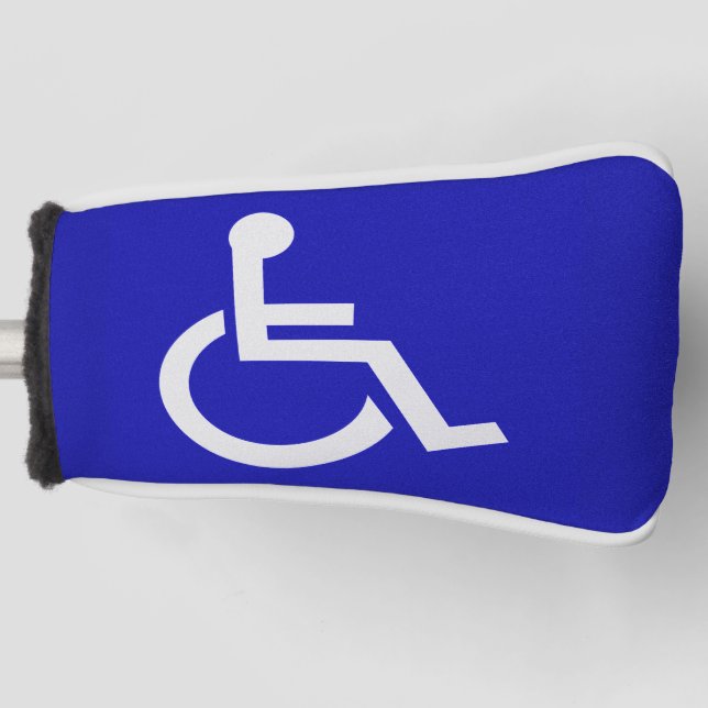 Handicapped Disabled Golf Head Cover (Front)
