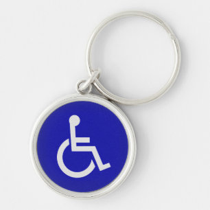 Handicapped Disabled Key Ring