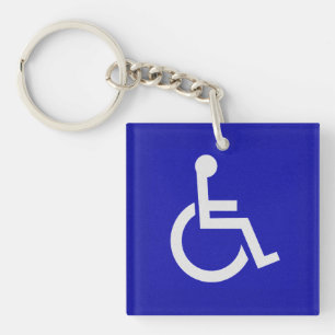 Handicapped Disabled Key Ring