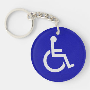 Handicapped Disabled Key Ring