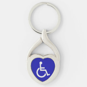 Handicapped Disabled Key Ring