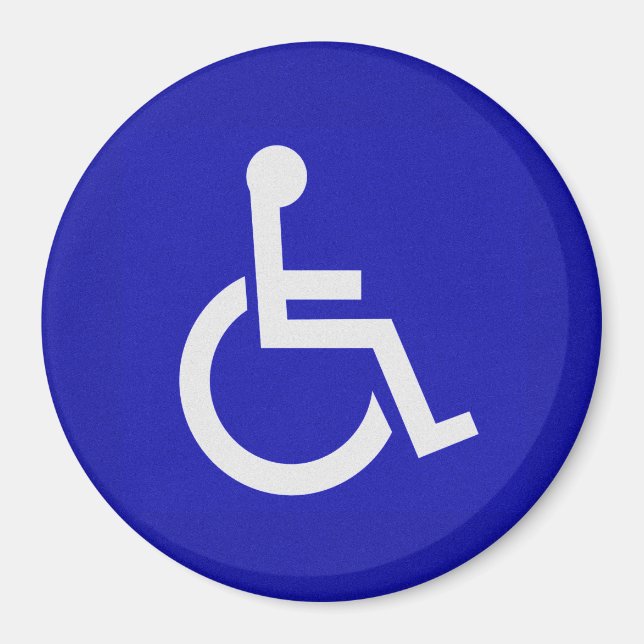 Handicapped Disabled Magnet (Front)