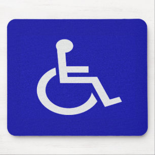 Handicapped Disabled Mouse Pad