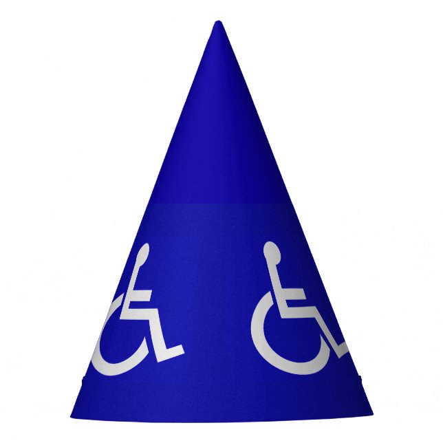 Handicapped Disabled Party Hat (Front)