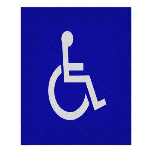 Handicapped Disabled Poster