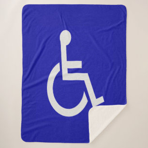 Handicapped Disabled Sherpa Blanket