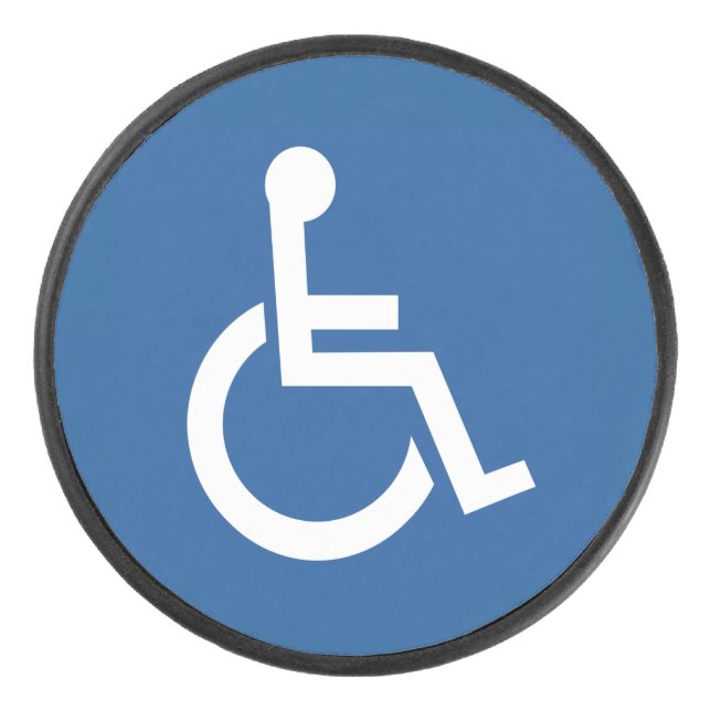 Handicapped Hockey Puck (Front)