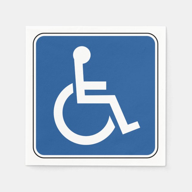 Handicapped Napkin (Front)