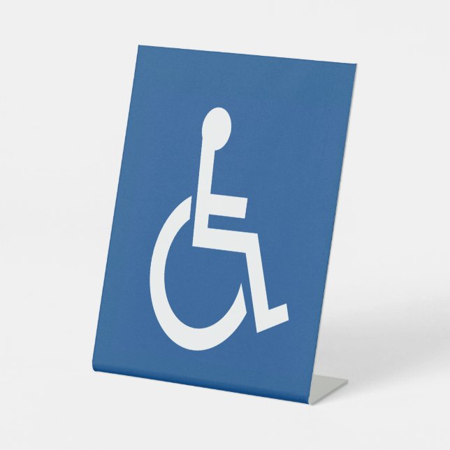 Handicapped Pedestal Sign (Front)