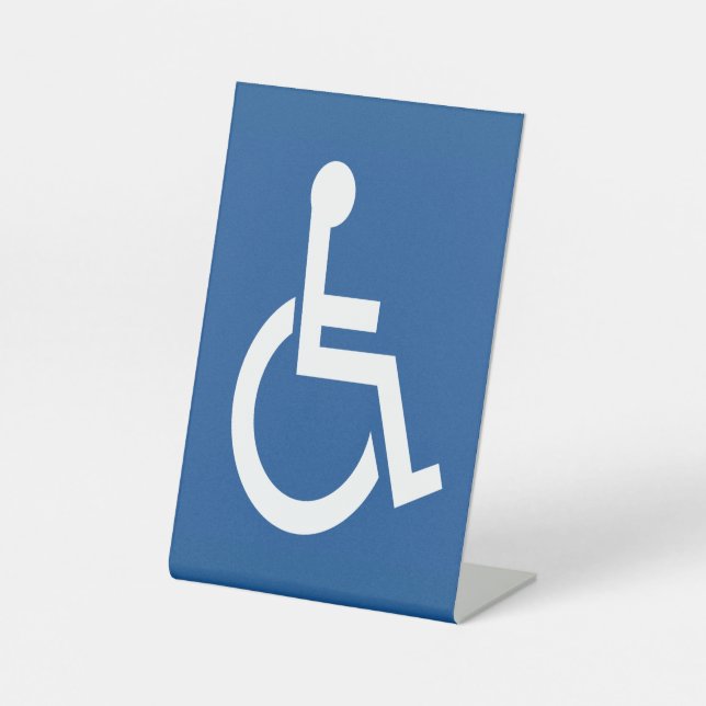 Handicapped Pedestal Sign (Front)