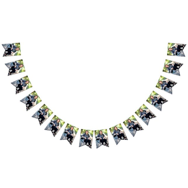 Handicapped Photo Customize Personalize Bunting (All)