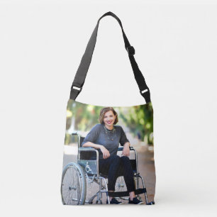 Handicapped Photo Customize Personalize Crossbody Bag