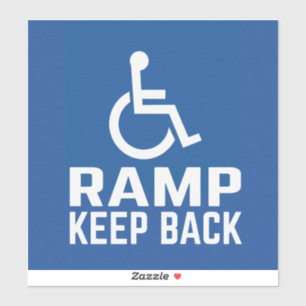 Handicapped Ramp Keep Back