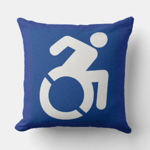 Handicapped Sign Modern Cushion