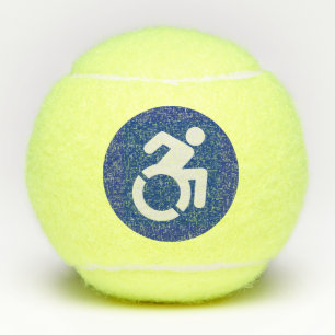 Handicapped Sign Modern Tennis Balls
