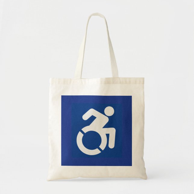 Handicapped Sign Modern Tote Bag (Front)