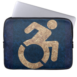 Handicapped Textured Laptop Sleeve