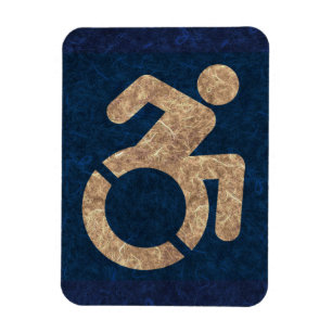 Handicapped Textured Magnet