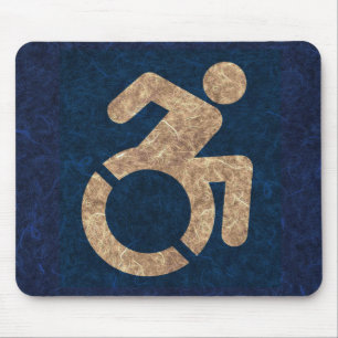 Handicapped Textured Mouse Pad