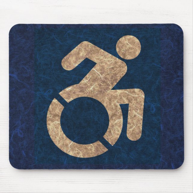 Handicapped Textured Mouse Pad (Front)