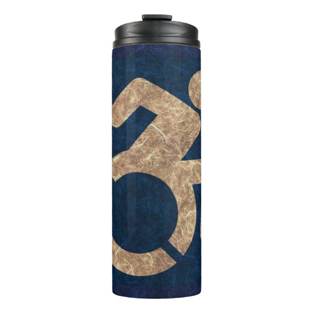Handicapped Textured Thermal Tumbler (Front)