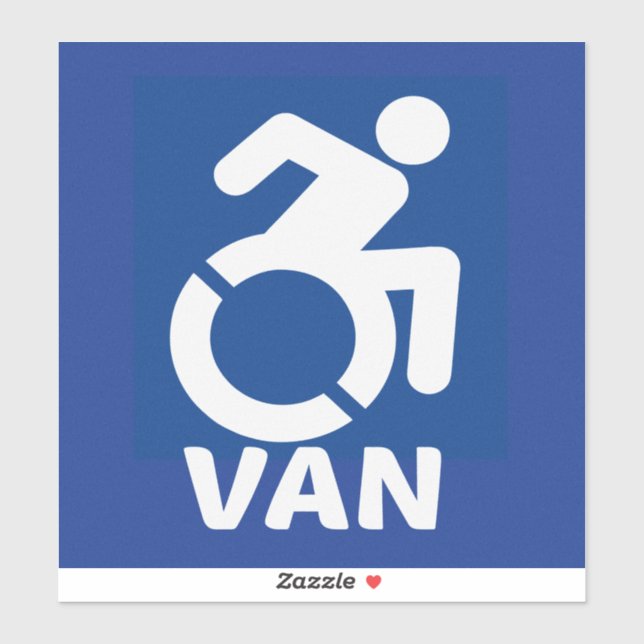 Handicapped Van Modern (Sheet)