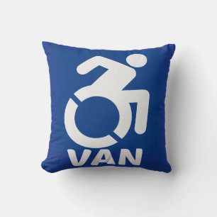 Handicapped Van Modern Cushion