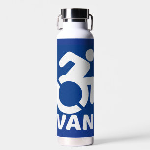 Handicapped Van Modern Water Bottle
