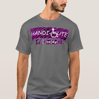 HandiCute Purple Zebra Stripes T-Shirt