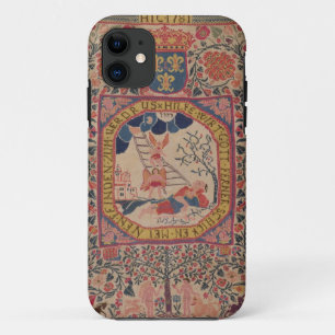 Handknitted carpet depicting Jacob's dream, Alsace iPhone 11 Case