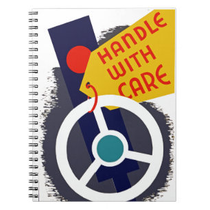 Handle With Care Spiral Notebook