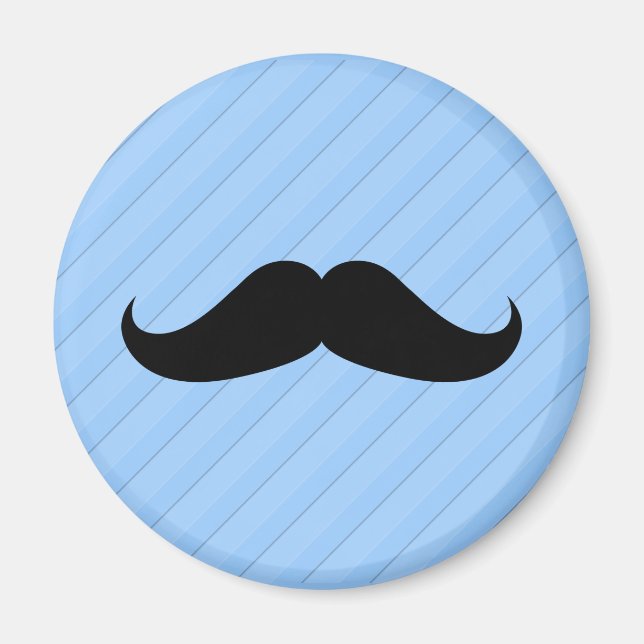 Handlebar Moustache Magnet (Front)