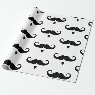 Handlebar Moustache Wrapping Paper